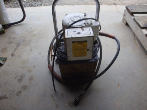 POWERTEAM PE172 ELECTRIC HYDRAULIC PUMP-NEEDS REPAIR