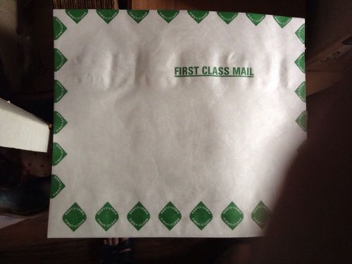 5 FIRST CLASS 10x13x2 Tyvek Mailers-Sub 14 USA-Dupont Mailing Envelopes-13&#034;open