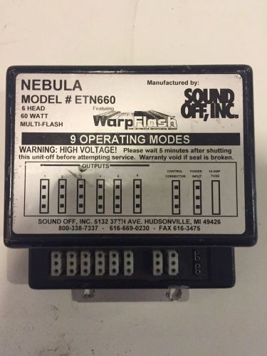 Sound Off Nebula Strobe Power Supply ETN660!!