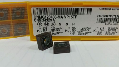 NEW in box MITSUBISHI CNMG120408-MA VP15TF CNMG432MA  Carbide Inserts 10PCS/Box