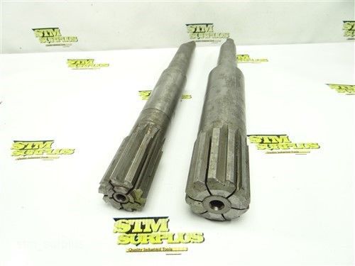 PAIR OF CLEVELAND HSS CARBIDE TIPPED 4MT EXPANSION REAMERS 1-5/8&#034; TO 1-61/64&#034;