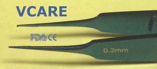 NEW Suture Tying &amp; Corneal Forceps 0.2 mm Titanium ( FDA &amp; CE Approved)