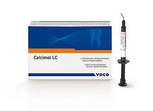 2 x Voco Calcimol LC Light-Cured Resin Calcium Ion Base Liner Pulp Capping #
