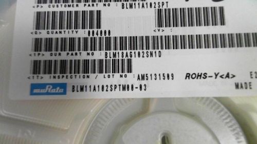 2420-pcs emi filter 0.4a flat style smd blm18ag102sn1d blm18ag102sn1d 18ag102sn1 for sale
