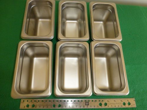 NEW , 1/9 SIZE WARMING PANS, QTY OF SIX &#034;6&#034;