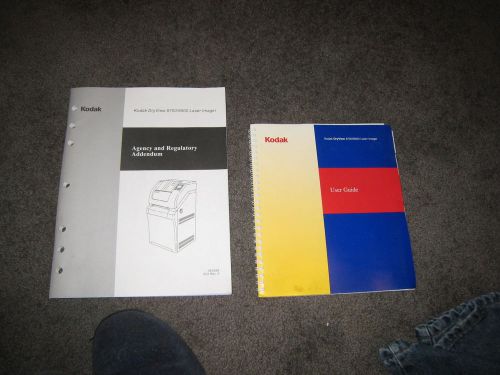 Kodak DryView  8700/8500 Laser Imager user guide and addendum books
