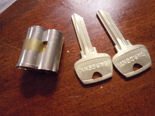 Sargent 6300 Keyed 626 Removeable Core with 2 blank keys