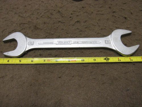 HAZET CHROME OPEN END METRIC WRENCH GERMANY  32mm - 30mm