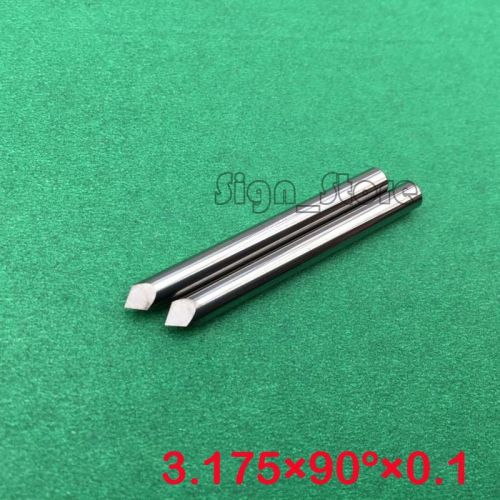 10pcs three edge cnc router carving engraving bit pcb wood 3.175mm x90°x0.1mm for sale