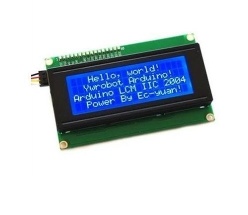 New 2004 204 20x4 character lcd display module blue blacklight for sale