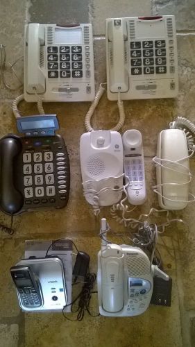7 Office/Home TELEPHONES [2 DESIGNED FOR HEARING IMPAIRED]!