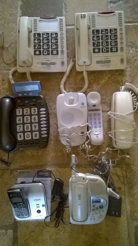 7 Office/Home TELEPHONES [2 DESIGNED FOR HEARING IMPAIRED]!
