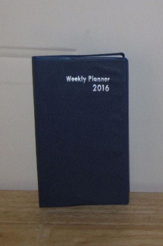 2016 Weekly Planner, Address Book in Blue