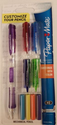 Paper Mate Clearpoint Mix and Match 0.7MM Mechanical Pencil Starter Kit New