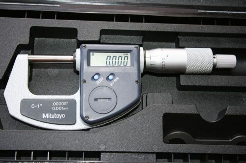 Mitutoyo 293-815 digimatic micrometer mdc-lite 0–1&#034;/0–25.4mm .00005&#034;/0.001 japan for sale