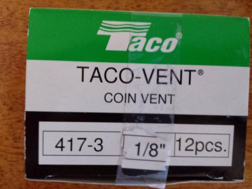 NEW in Box Taco Vent Coin Vent  417-3 1/8&#034; 12 pcs