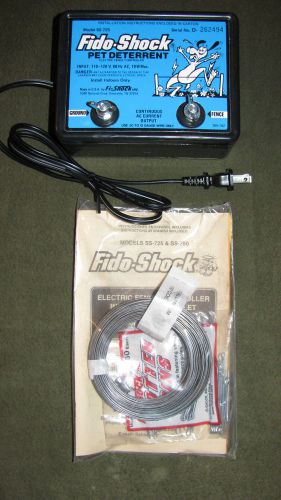 Fido-shock pet &amp; small animal electric fence energizer -mfg# ss-725 for sale