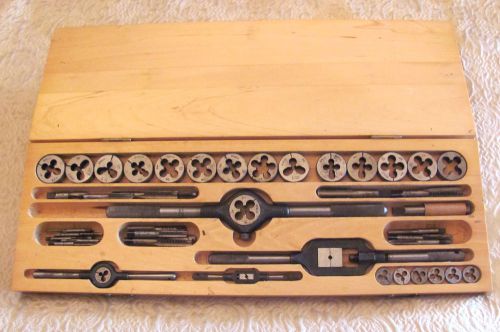 Vintage butterfield &amp; co  tap&amp;die  45 piece set  with orig box / made in canada for sale