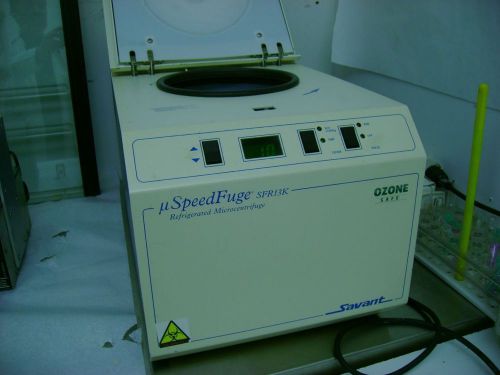 Savant SFR13K U SPEEDFUGE Refrigerated Micro Centrifuge OZONE SAFE 11,500 rpm