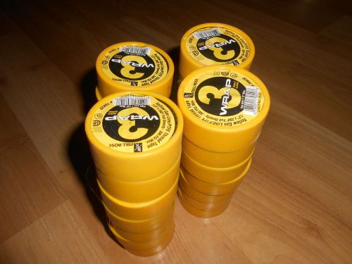 70820 1/2&#034; x 260&#034; roll 3-wrap yellow gas tape 28 pieces for sale