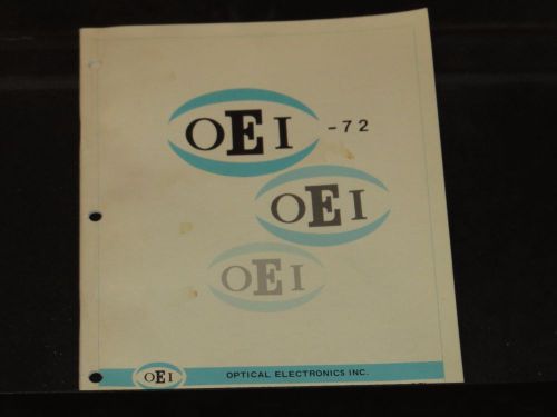 OPTICAL ELECTRONICS INC OEI &#039;YOUR OPTICAL ELECTORNICS FUTURE&#039; 1972 (#74)