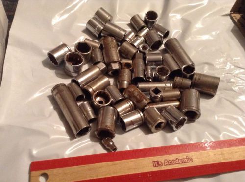 5 lb (Pound) 13oz LOT OF ASST.SOCKETS Generic &amp; Taiwan Var. sized &amp; Shapes  USED
