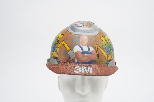 Creative drawing on 3m h-700 series unvented hard hats - design 22 for sale