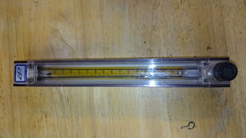 Cole parmer pmr1-010334 stainless steel rotameter flowmeter with valve 150 for sale