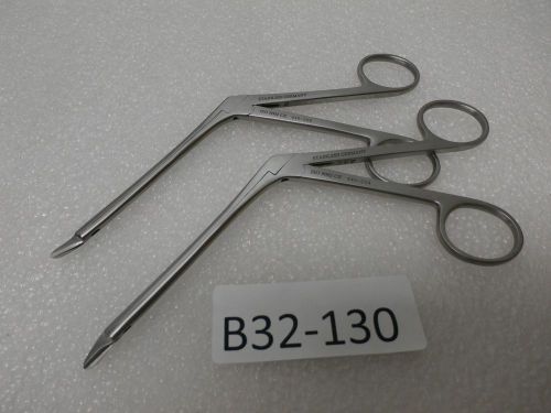JARIT 440-202 Alligator Scissors 4&#034; Right &amp;440-204 Left angle  Nasal Instruments
