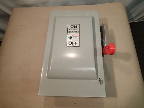 SIEMENS HEAVY DUTY SAFTER SWITCH HNF362 600A TYPE VB2 600V