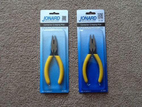 &#034;New&#034; Jonard JIC-891 Connector Crimping Plier (Set of 2)