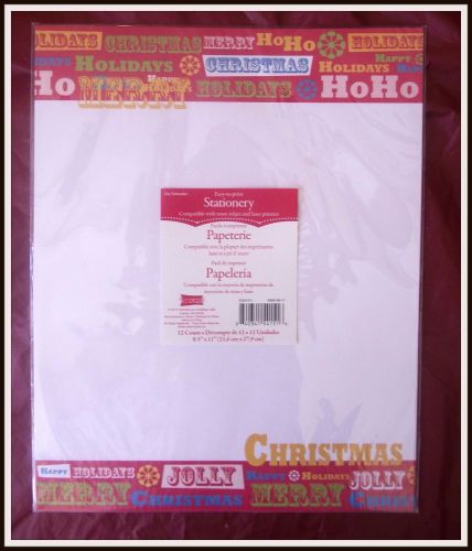 Christmas Printer Paper 12 pieces