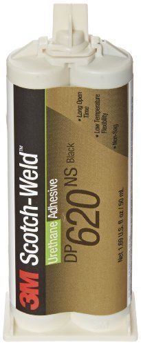 3M Scotch-Weld Urethane Adhesive DP620NS Black  50 mL (Pack of 1)