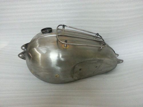 TRIUMPH TROPHY TR6 PRE-UNIT 1950s GAS FUEL PETROL TANK WITH PARCEL GRID