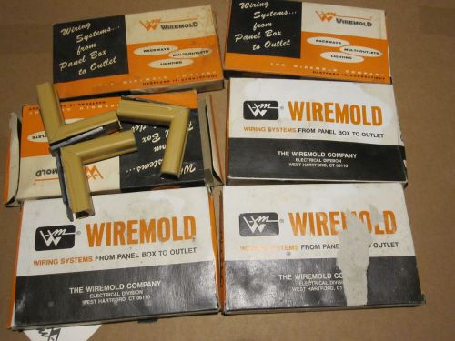 New * lot of 28 * wiremold 5711lh internal twisted elbow left hand buff nib for sale