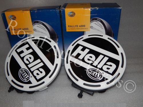 HELLA RALLYE 4000 FF LUMINATOR METAL Pencil Beam Off Road Driving Lights 4X4 4WD