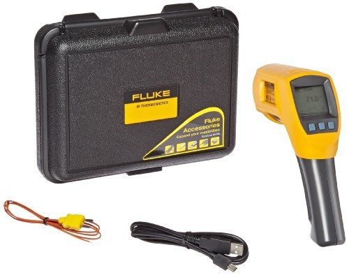 Fluke 568 infrared thermometer, 2aa/lr6 battery, -40 to +1472 degree f range for sale