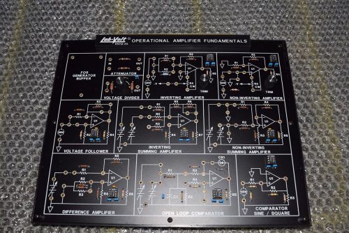 Lab volt 91012 operational amplifier fundamentals course circuit board for sale