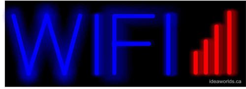 New  bright neon led sign display - WIFI
