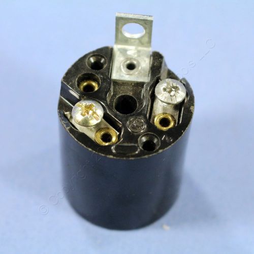 Leviton phenolic lampholder light socket bracket mount e26 medium base 3352-f for sale