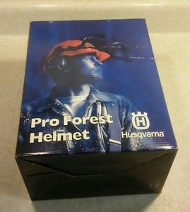 NIB Husqvarna Pro Forest Helmet w/Ear Muff &amp; Viser 577764601