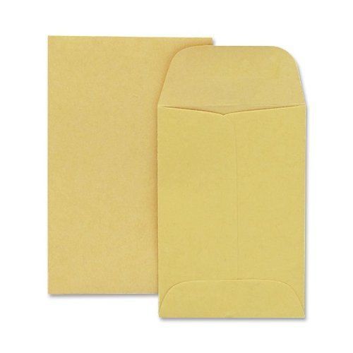 Quality Park Coin Envelopes, #1, 2.25 x 3.5 Inches, Kraft, Box of 250 (50163)