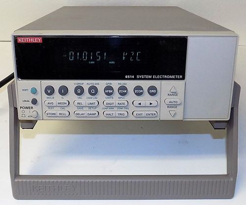 KEITHLEY 6514 PROGRAMMABLE SYSTEM ELECTROMETER