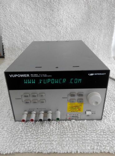 Vupower Programmable Power Supply.Model IPS12B05. Made in Korea.