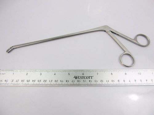 Cushing Intervertebral Disc Rongeur 4mm Bite DOWN 20cm  German Steel KREBS