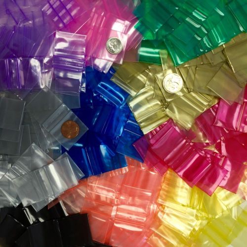 12510 ziplock plastic bags baggies 300 choose color 2.5ml guarantebuynoregrets for sale