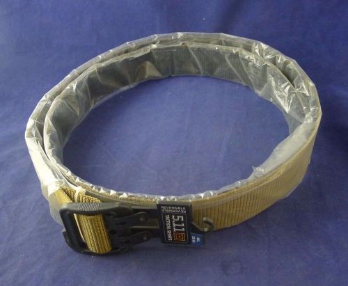 5.11 Tactical Series 1.75&#034; Double Duty 120 Coyote Reversible Belt 4XL NEW