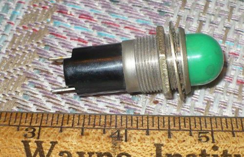 DIALCO GREEN INDICATOR / STEAMPUNK LIGHT / HOTROD /  TESTED 75W 125V