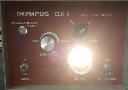 Olympus CLK-3 Cold Light Supply 9762