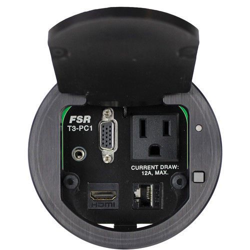 FSR T3-PC1D-BLK 3.5&#034; HDMI Round Table Box - Open Box